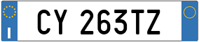 Truck License Plate